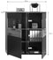 Furnilux Mason - Vitrinekast - Deels open - Eiken - 37x110x122cm