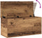 vidaXL - Opbergdoos - met - Deksel - Oude - Hout - 100x42x46 - cm - Geengineerd - Hout
