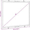 vidaXL - Projectiescherm - wandhangend - 60 - inch - 4:3