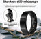 Saaf Smart Ring - Activity Tracker - Slaapanalyse en Gezondheidsmonitoring - Zwart - Maat 12