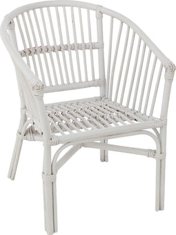 J-Line kinderstoel Filou - rotan - wit