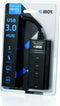 iBox IUH3FB - USB Hub - 4x USB 3.2 Gen 1 - Zwart