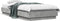 vidaXL - Bedframe - met - LED-verlichting - betongrijs - 100x200 - cm