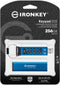 Kingston IronKey Keypad 200 - USB-stick 256GB - Hardwareversleuteling FIPS 140-3 niveau 3 - Blauw
