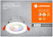 LEDVANCE Armatuur: voor plafond, SMART RECESS DOWNLIGHT TW AND RGB / 4 W, 22-…24- V, stralingshoek: 36, Tunable White, 3-65- K, body materiaal: polyprophylene (pp)/polyamid, IP2-