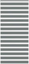 vidaXL - Zebra - rolgordijn - 115x200 - cm - stofbreedte - 110,9 - cm - donkergrijs