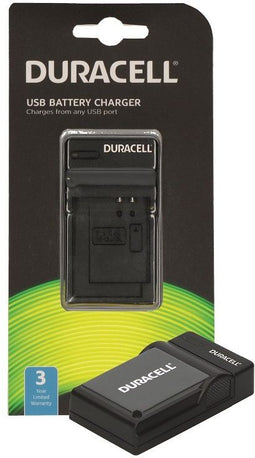 Duracell - Digital Camera Battery Charger - Zwart