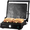 Safecourt Compact Grill - Tosti apparaat - Uitneembare PFAS-vrije platen - Zwart/RVS