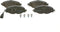 BOSCH 0986494660 - Plaquettes de frein à disque - Set van 4 (4 stuks)