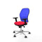 Piqueras y Crespo 2D086G0 - Bureaustoel - Verstelbare hoogte met armleuning - Rood