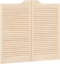 vidaXL - Draaideuren - louvredesign - 1-paar - 90x100 - cm - massief - grenenhout