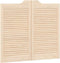 vidaXL - Draaideuren - louvredesign - 1-paar - 90x100 - cm - massief - grenenhout