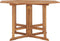 vidaXL - Tuintafel - inklapbaar - 110x110x75 - cm - massief - teakhout