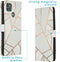 iMoshion Hoesje Geschikt voor Motorola Moto G9 Power Hoesje Met Pasjeshouder - iMoshion Design Softcase Bookcase - Wit / Meerkleurig / Goud / White Graphic