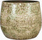 Mica Decorations Bloempot Antica - 38x38x31 cm - Terracotta - Groen