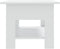 vidaXL - Salontafel - 102x55x42 - cm - bewerkt - hout - wit
