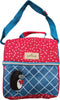 Hallmark Koeltas Porcupine isothermisch 8 x 17 x 22 cm rood/blauw