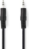 Nedis CAGB22000BK20 - Stereo audiokabel 3,5 mm - 200 cm - Zwart