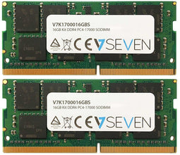 V7 K1700016GBS - Laptopgeheugen - 16 GB DDR4 260-pin SO-DIMM 2 x 8 GB CAS Latentie 15 (2 stuks)