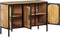 vidaXL - Dressoir - 105x35x70 - cm - massief - ruw - mangohout
