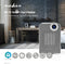 Nedis WIFIFNH20CWT - Ventilatorverwarming - 1800W - Wifi - 305mm hoog - 195mm breed
