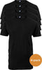 ALAN RED T-shirts Derby extra lang (4-pack) - O-hals - zwart - Maat: M