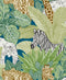 Noordwand - Good - Vibes - Behang - Jungle - Animals - groen - en - zwart