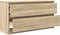 vidaXL - Tv-meubel - 100x35x54 - cm - bewerkt - hout - sonoma - eikenkleurig