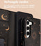 iMoshion Hoesje Geschikt voor Samsung Galaxy S23 Hoesje Met Pasjeshouder - iMoshion Design Bookcase smartphone - Zwart / Sky Black