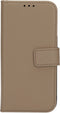 Mobiparts iPhone 14 - Leather 2 in 1 Wallet Case - Uitneembare backcover MagSafe geschikt - Taupe