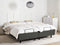 Verstelbaar bed zonder hoofdbord Stof DUKE II 180 x 200 cm Donkergrijs