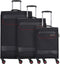 March Tourer - Kofferset 3 delig - TSA-slot - Zwart (3 stuks)
