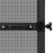 vidaXL - Hordeur - met - scharnieren - 120x240 - cm - antraciet