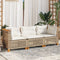 vidaXL - Tuinbank - 3-zits - met - kussens - poly - rattan - beige
