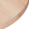 vidaXL - Tafelblad - rond - Ø50x2,5 - cm - onbehandeld - massief - eikenhout