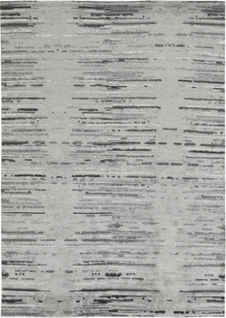 Shangri La Sunrise Grey Vloerkleed - 250x350 - Rechthoek - Laagpolig Tapijt - Industrieel - Antraciet, Grijs