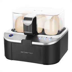 Emerio Smart Eierkoker EB-123177.12 - Voor 6 Eieren - Lichtindicaties en spraakmeldingen - Zwart
