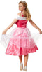 Dressforfun Kostuum prinses Aurora XXL - Verkleedkleding - Satijnen jurk met tule-overrok - Rosé