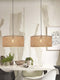 GOOD&MOJO Hanglamp Java - Bamboe/Zwart - Ø50cm - Modern - Hanglampen Eetkamer, Slaapkamer, Woonkamer