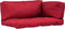vidaXL - Palletkussens - 3 - st - stof - rood