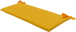 Bankkussen ca.(120)110x48cm Gold canvas eco+