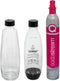 SodaStream DUO - Bruiswatertoestel - 2-in-1 met glazen en plastic flessen - Zwart