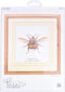 Thea Gouverneur - Borduurpakket met telpatroon - 3018A - Voorgesorteerde DMC Garens - Hommel - Aida - 20 cm x 21 cm - DIY Kit