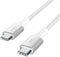 Belkin CAB015bt2MWH - USB-C naar USB-C kabel - 240W snel opladen - Wit