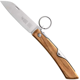 Robert Herder IBEX 80 – Zakmes – Carbonstaal – Olijfhout handvat – Ratchet-Lock