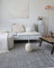 GESI II - Laagpolig vloerkleed - Lichtgrijs - 140 x 200 cm - Viscose
