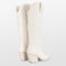 POSH by Poelman JILL - Cowboylaarzen - Ritssluiting - Off White - Maat 36