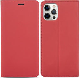 iMoshion Hoesje Geschikt voor iPhone 12 Pro / 12 Hoesje Met Pasjeshouder - iMoshion Slim Folio Bookcase - Rood