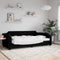 vidaXL - Slaapbank - 100x200 - cm - stof - zwart