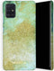 Selencia Hoesje Geschikt voor Samsung Galaxy A51 Hoesje - Selencia Maya Fashion Backcover - groen